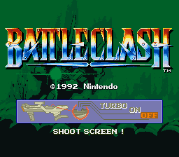 Battle Clash Title Screen